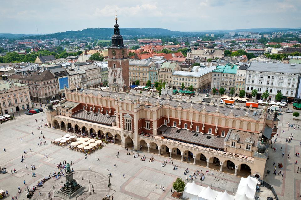 The Old Town in Krakow. PA Photo/Jack Kadaj/Polish Tourism Organisation.