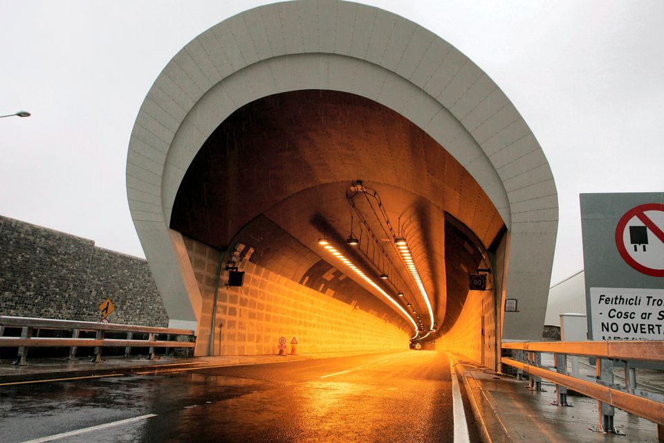 Port Tunnel closed in both directions as overturned truck blocks