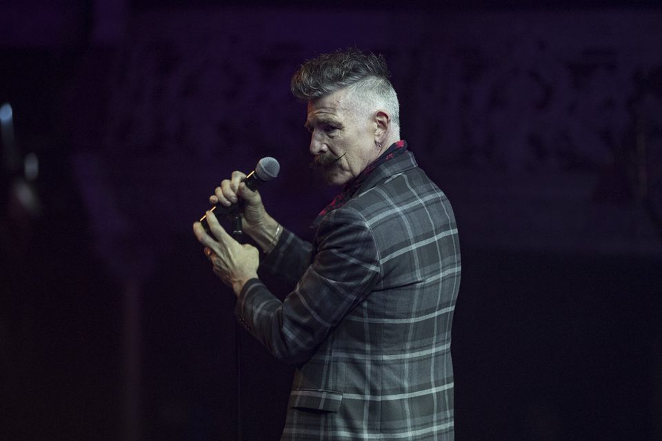 23/4/19 Jerry Fish at the Rock Against Homelessness concert in aid of Focus Ireland at the Olympia Theatre. Picture: Arthur Carron