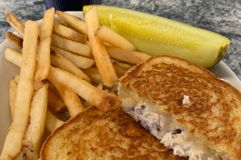 Tuna melt at Becky's Diner in Portland, Maine. Picture: Caitlin McBride