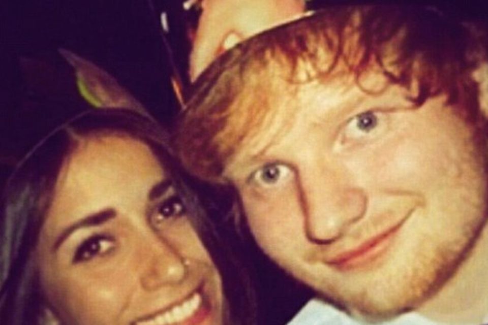 Ed and girlfriend Athina Andrelos
