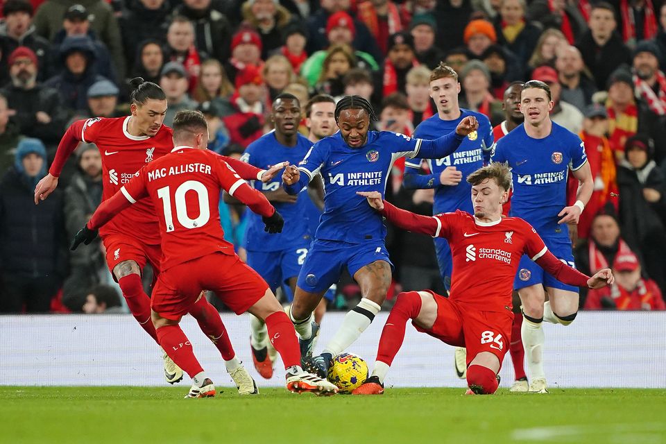 Liverpool hammered Chelsea 4-1 in the Premier League last month. Photo: Peter Byrne/PA