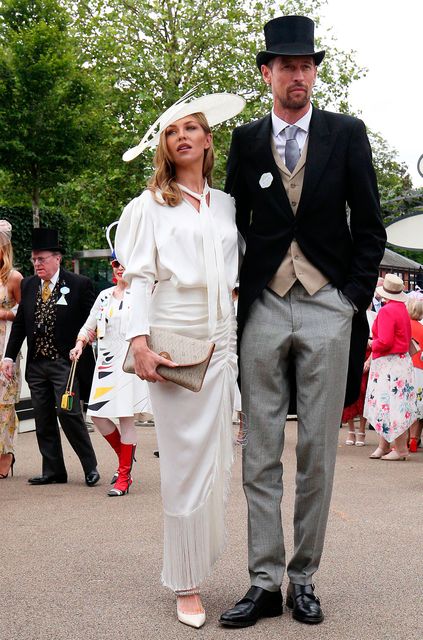 Abbey Clancy wows in white at Ascot after welcoming fourth child Irish Independent