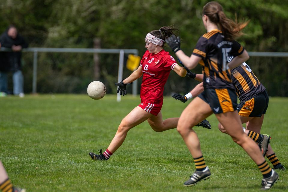 Louth's Mia Duffy was very influential in the victory over Kilkenny. Picture: Warren Matthews