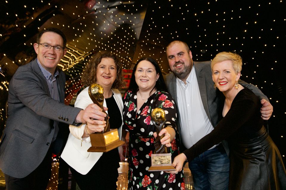 The Guinness Storehouse Leadership Team celebrates its wins at the 2023 World Travel Awards