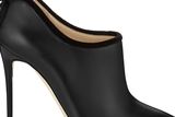 thumbnail: Black patent platform Jimmy Choos (Rogue 110 black nappa leather and velvet shoe booties, €775, Brown Thomas