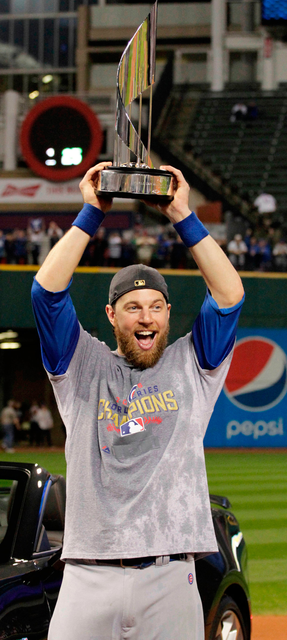 Chicago Cubs star Ben Zobrist celebrates Photo: Charles LeClaire-USA TODAY Sports