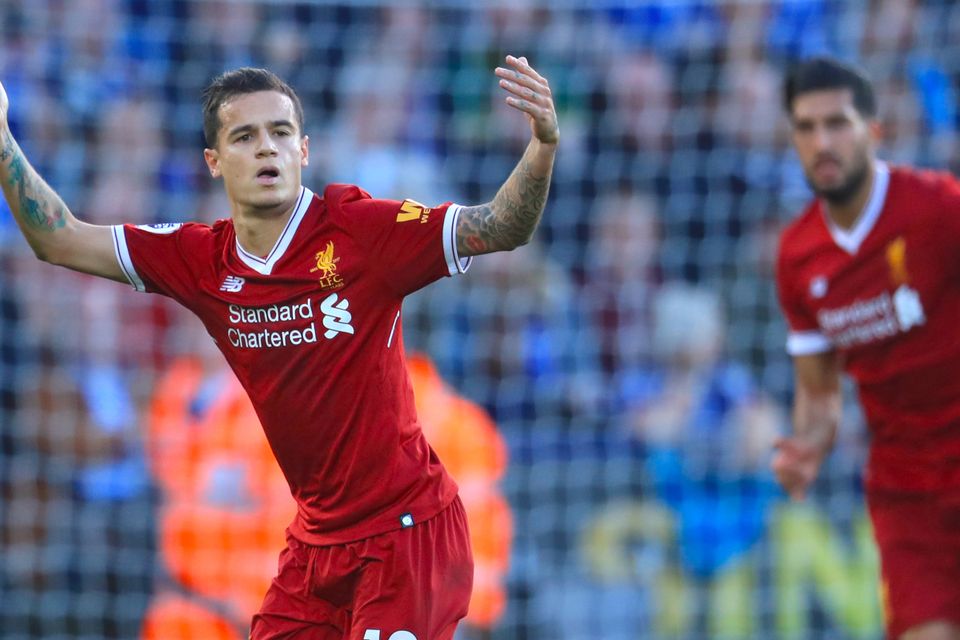 Philippe Coutinho was on the scoresheet for Liverpool