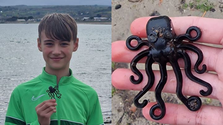 Beachcomber, 13, finds ‘holy grail& Lego octopus washed ashore from 1997 spill