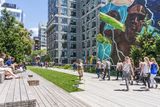 thumbnail: Lower Manhattan tourist attraction, The High Line, urban park, an elevated disused rail line