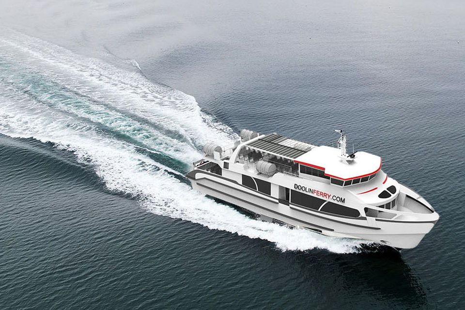 An artist's impression of the new Doolin Ferry boat