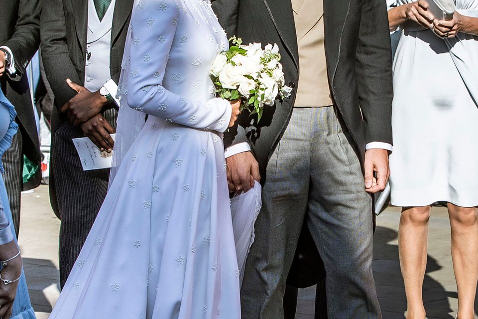 sachin and babi light blue dress Inside Ellie Goulding's FOUR Dress Changes At Her Royal-Style Wedding… —  Elizabeth Grace Couture