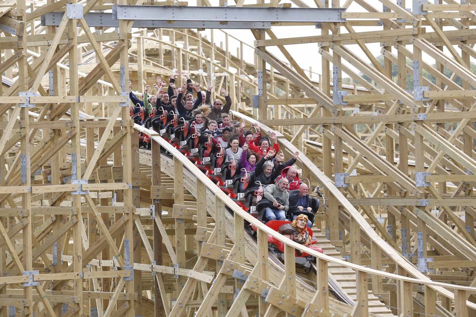 Over 100 000 ride new wooden coaster in just seven weeks Irish