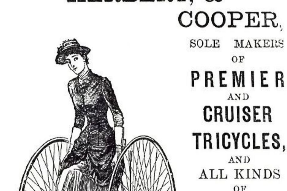 Advertisement for tricycles