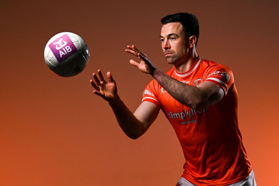 Armagh's Aidan Forker at the launch of the 2024 All-Ireland SFC in Dublin. Photo: David Fitzgerald/Sportsfile