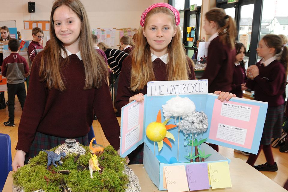 Kelly Bent and Vicky Mazurek with their project 