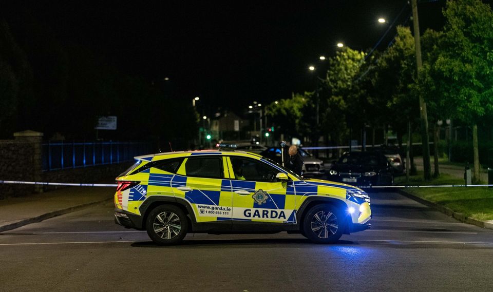 The scene of the incident in Balbriggan on Monday night. Photo: Damien Storan.