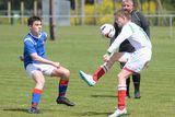 thumbnail: 19/05/15. Aaron Rodgers gets control under presure from Daniel Stewart during the Under 15s soccer final between Colaiste Phadraig CBS and Templeouge College at Peamount Utd.
Pic: Justin Farrelly.