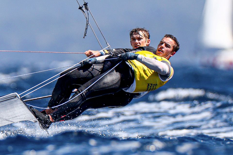 Ireland’s Robert Dickson and Seán Waddilove