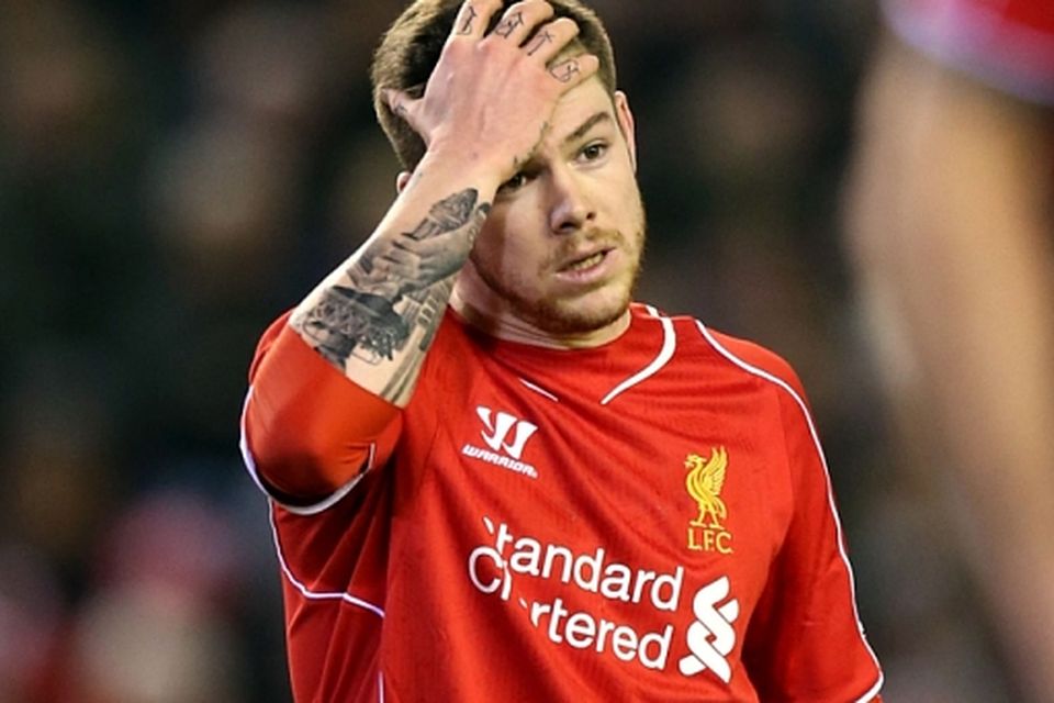 Bench warmer: Moreno is yet to start a Premier League game for Liverpool this season.  Photo: PA