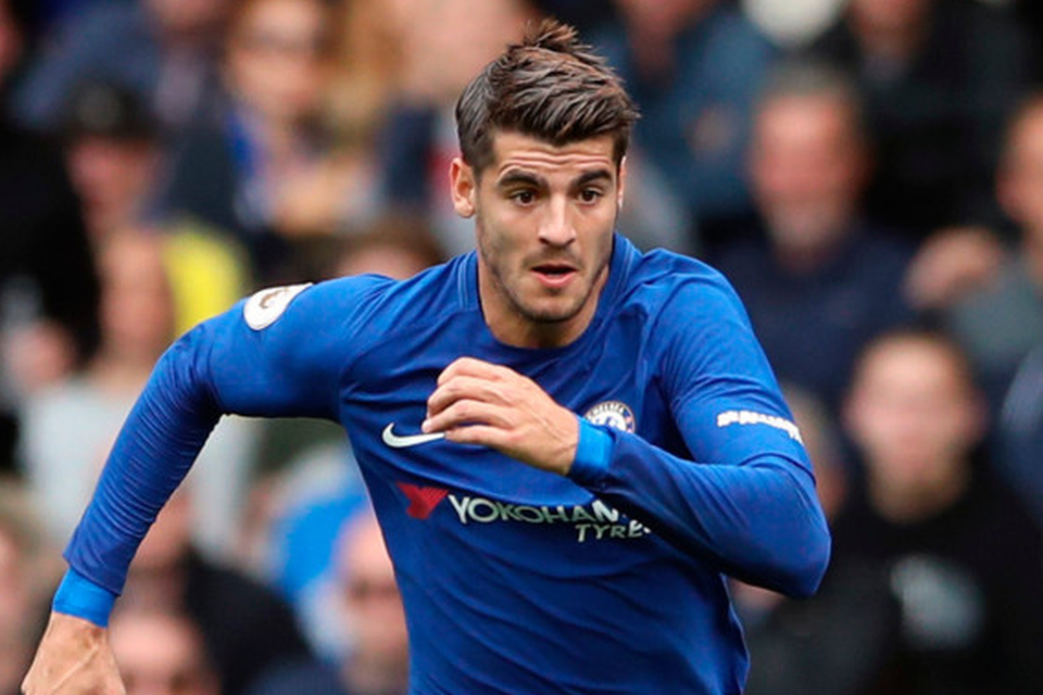 'With Costa now gone - initially on a loan with the Fifa-imposed transfer ban preventing him playing for Atletico, who Chelsea face in the Champions League away next Wednesday, until January - the attention has turned even more firmly on Morata.'   Photo: PA