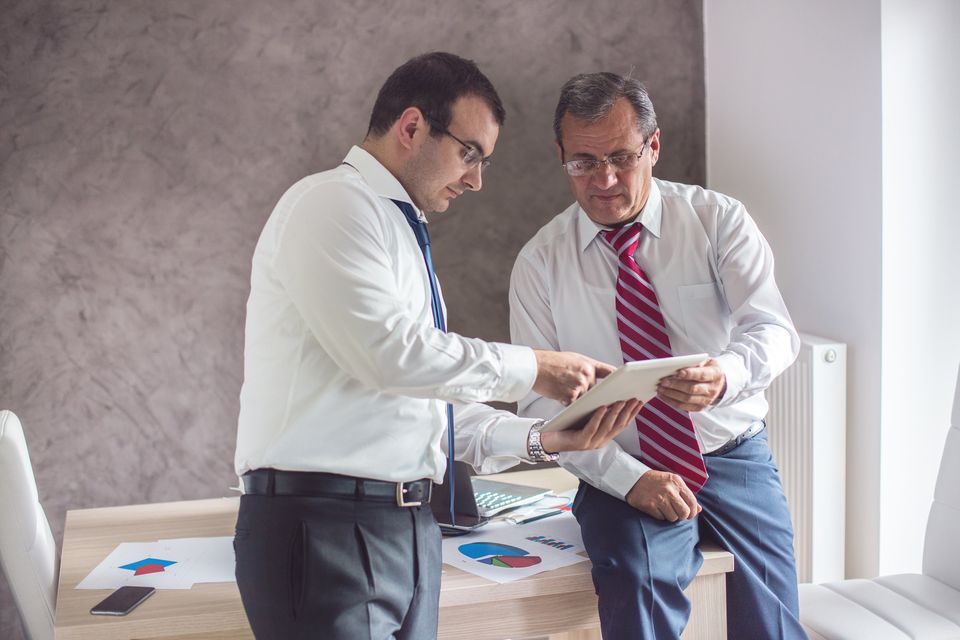 It's easy for people to assume you got the job because your father is the boss. Photo: Getty