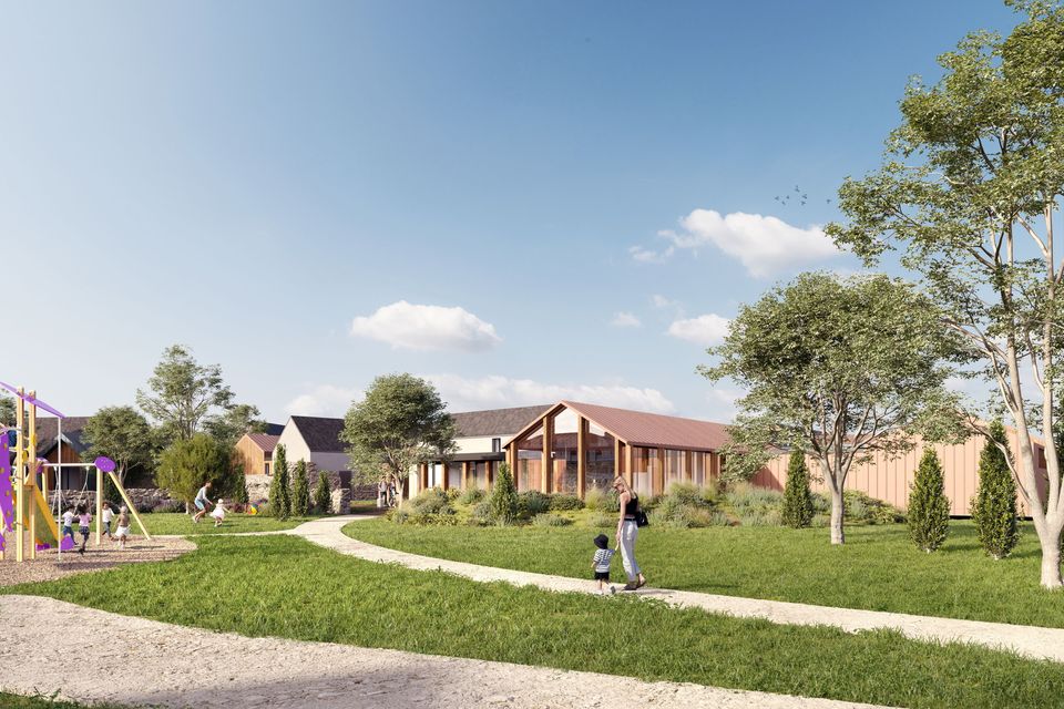 The hotel will include a lodge area for longer stays. 