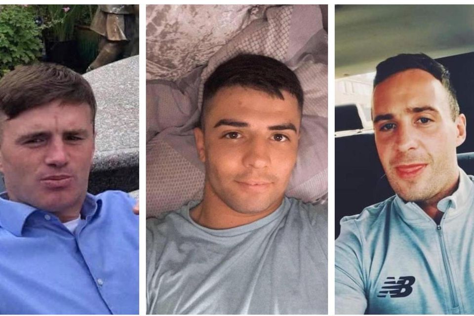 Karl Freeman, Graham Taylor and Dean Maguire were killed in the crash