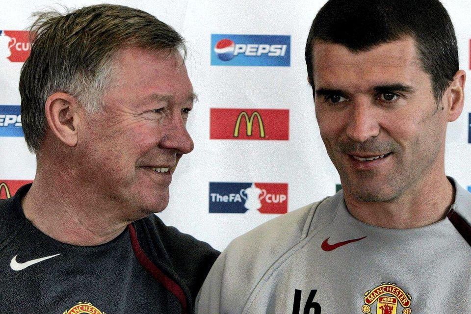 Alex Ferguson and Roy Keane in 2005