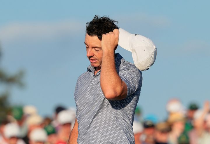 Rory McIlroy loses six-shot lead to head into Masters Sunday tied with Cameron Young