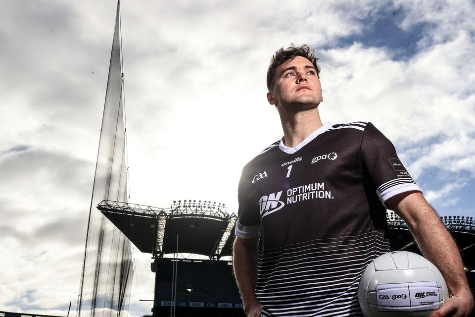 Galway footballer Robert Finnerty at the announcement of Optimum Nutrition as the official performance nutrition partner of the GPA. Photo: Dan Sheridan/Inpho