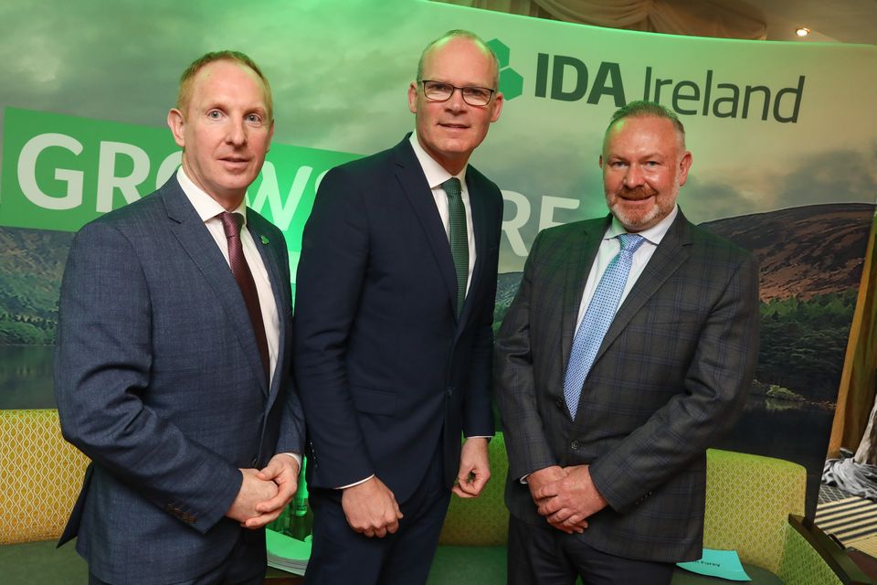 Michael Lohan, IDA, Minister Simon Coveney and Barry Regan of Dexcom. Photograph by Aengus McMahon
