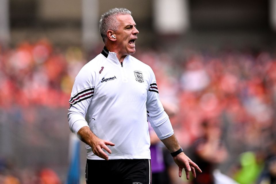 Can Galway manager Pádraic Joyce inspire his players with the ruthlessness he used to show on the pitch. Photo: Ramsey Cardy/Sportsfile