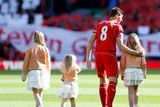 thumbnail: Football - Liverpool v Crystal Palace - Barclays Premier League - Anfield - 16/5/15
Liverpool's Steven Gerrard walks out for his final game at Anfield with family before the match
Action Images via Reuters / Carl Recine