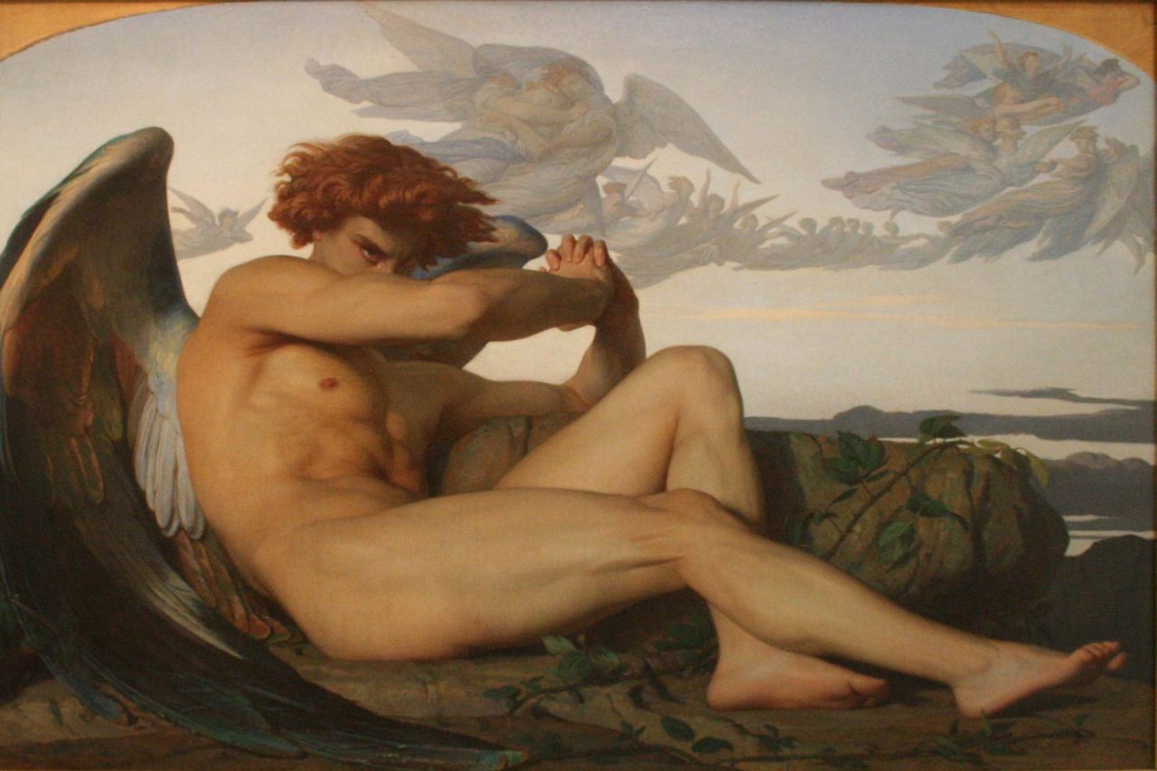 What Lies Beneath: LAnge Dechu The Fallen Angel by Alexandre Cabanel |  Irish Independent