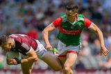 thumbnail: Damien Comer of Galway in action against Lee Keegan of Mayo during the Connacht GAA Senior Football Championship Final match. Photo by Harry Murphy/Sportsfile