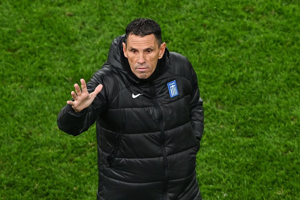 Gus Poyet, sélectionneur de la Grèce.