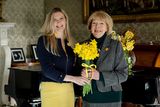 thumbnail: Sabina Higgins and Irish Cancer Society CEO Averil Power at Áras an Uachtaráin. Photo: Maxwells