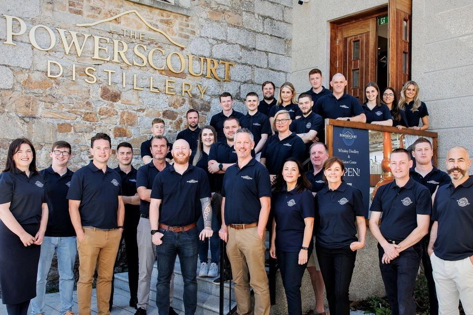 The Powerscourt Distillery team.