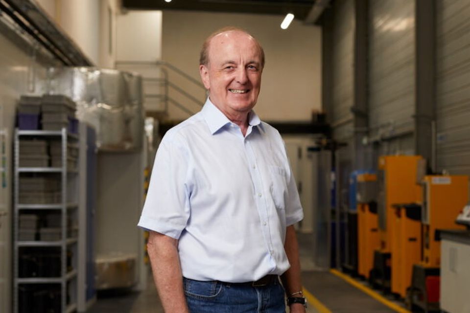 Ecocem founder Donal O'Riain, The company uses AI to help run machinery in plants with a claimed reduction of around half in CO2 output