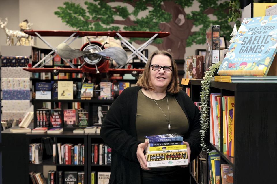 Irene Gahan runs Academy Books Southgate in Drogheda. Photo: David Conachy