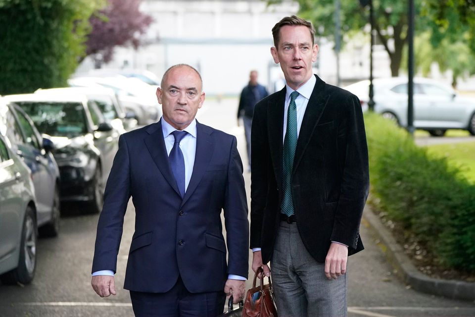 Agent Noel Kelly and Ryan Tubridy. Photo: PA
