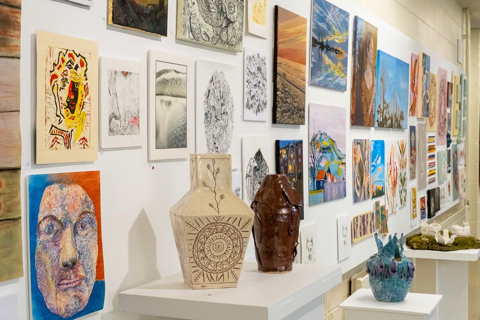 BIFE Art & Design Graduate Show. Some of the work on display