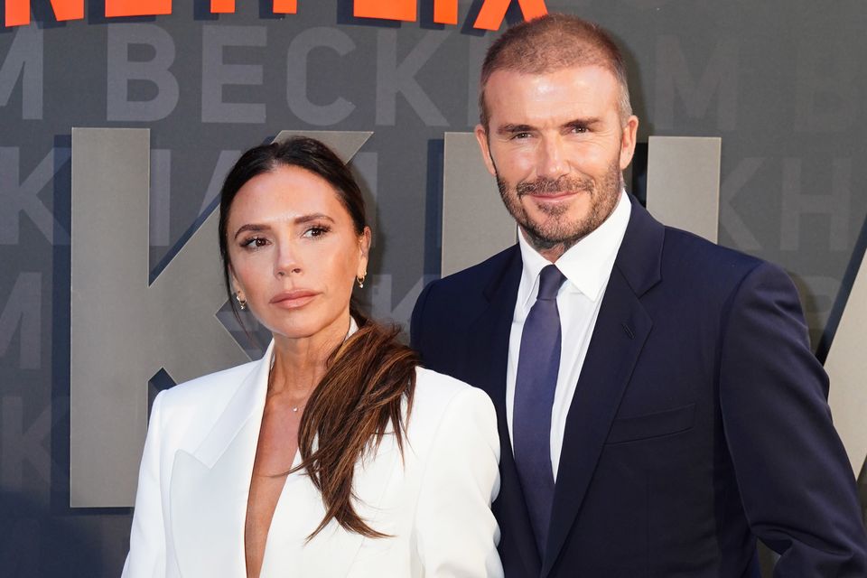 David Beckham has wished his wife Victoria a happy 50th birthday and reflected on her ‘biggest success’ in life (Ian West/PA)