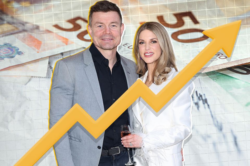 Brian O'Driscoll and Amy Huberman both have several successful business ventures.