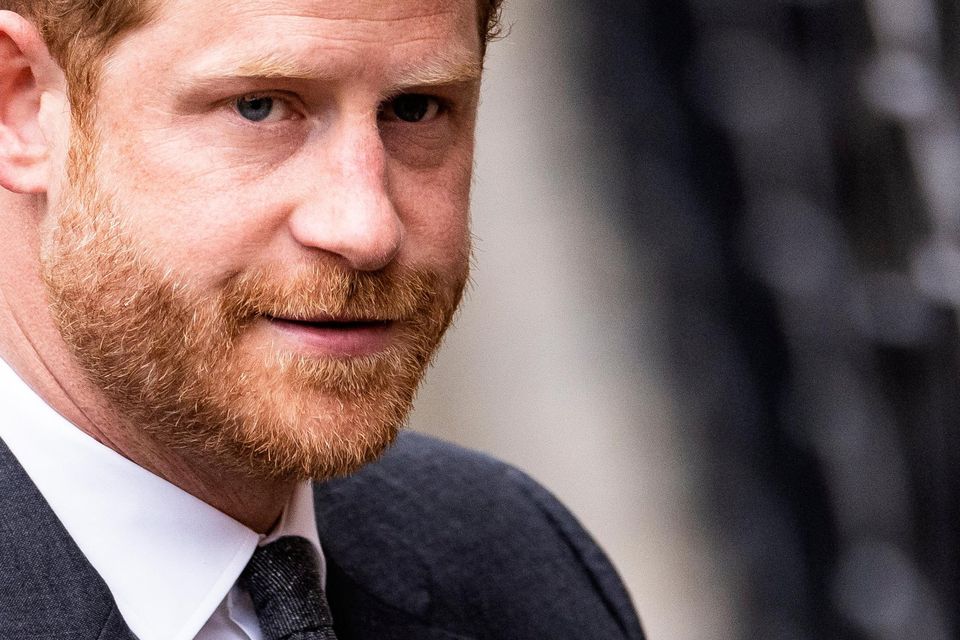 Prince Harry at the Royal Courts earlier this week. Photo: Getty