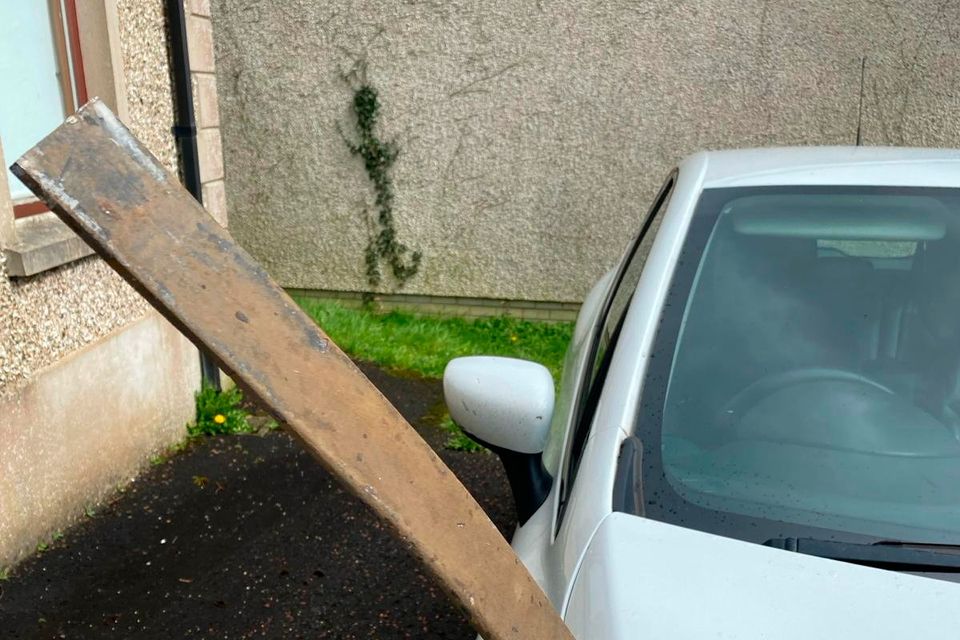 Damage to the driver's car