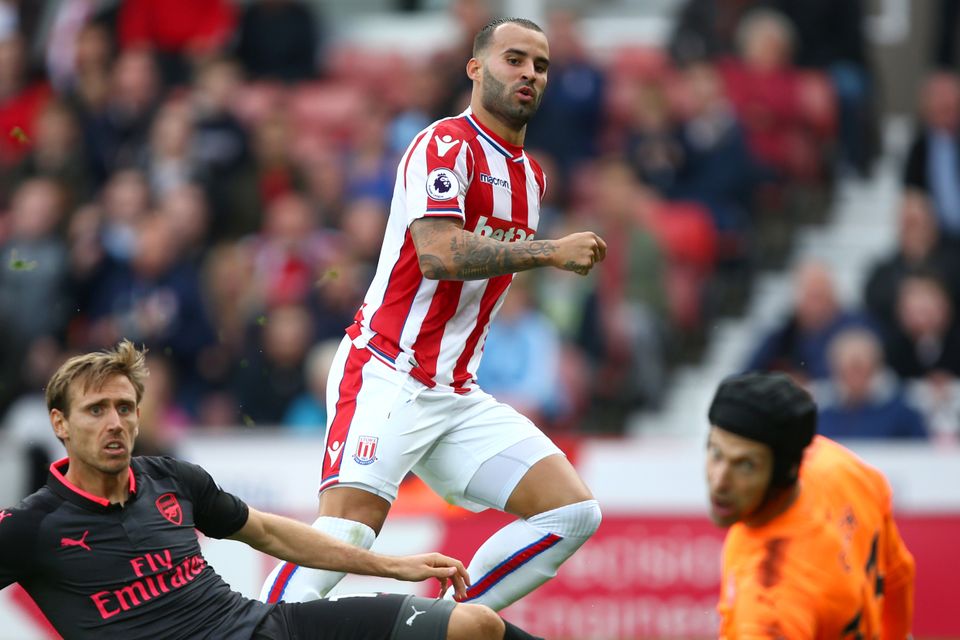 Jese Rodriguez scored a debut goal for Stoke