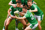 thumbnail: Limerick hurlers celebrate with the Liam MacCarthy Cup