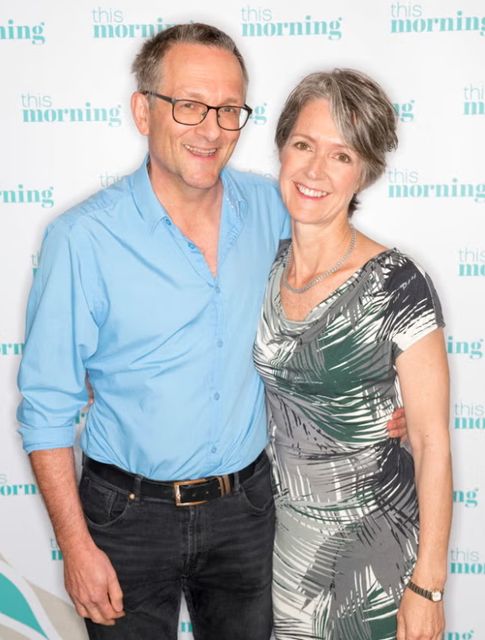 Dr Mosley with his wife Clare (Ken McKay/ITV/Shutterstock)